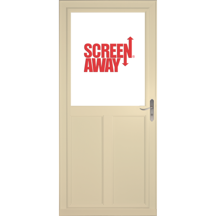 Half View Easy Vent with Retractable Screen Away