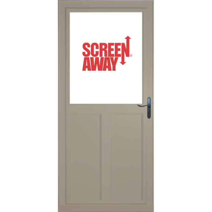 Half View Easy Vent with Retractable Screen Away