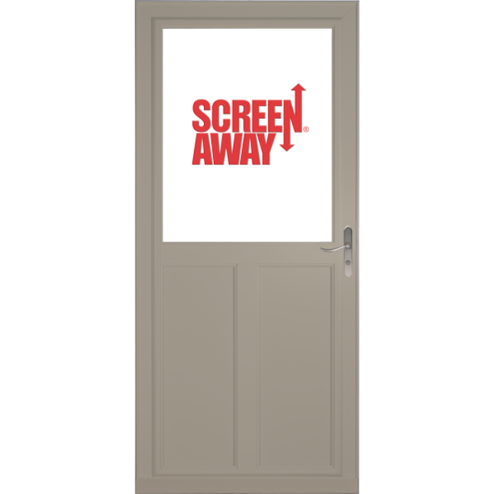 Half View Easy Vent with Retractable Screen Away