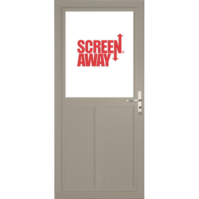 Half View Easy Vent with Retractable Screen Away