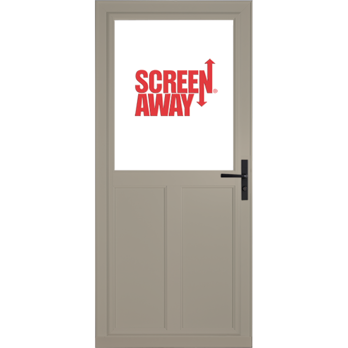 Half View Easy Vent with Retractable Screen Away