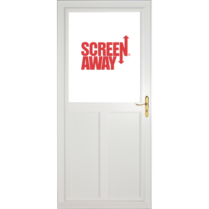 Half View Easy Vent with Retractable Screen Away