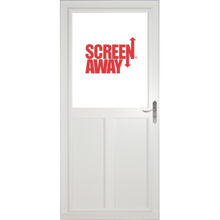 Half View Easy Vent with Retractable Screen Away