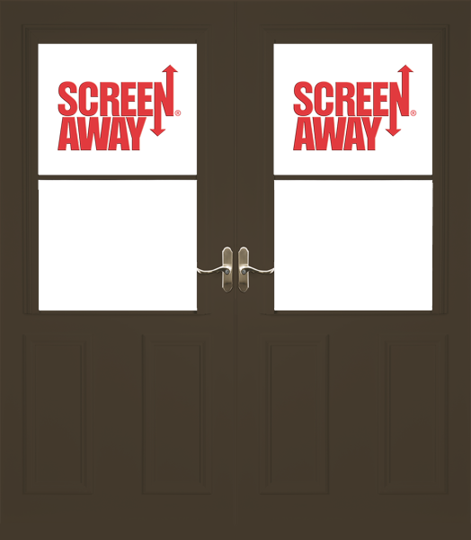 Lifestyle with Retractable Screen Away® and Magnetic Seal French Doors