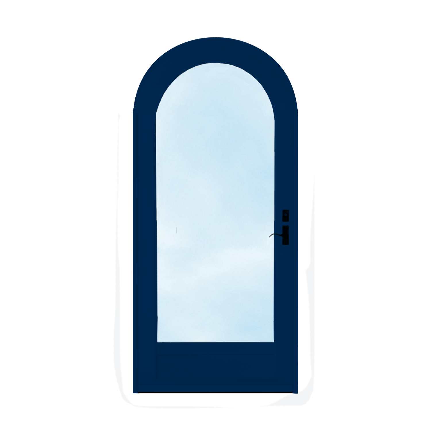 Arch Top Storm Door -Full View W/Kickplate