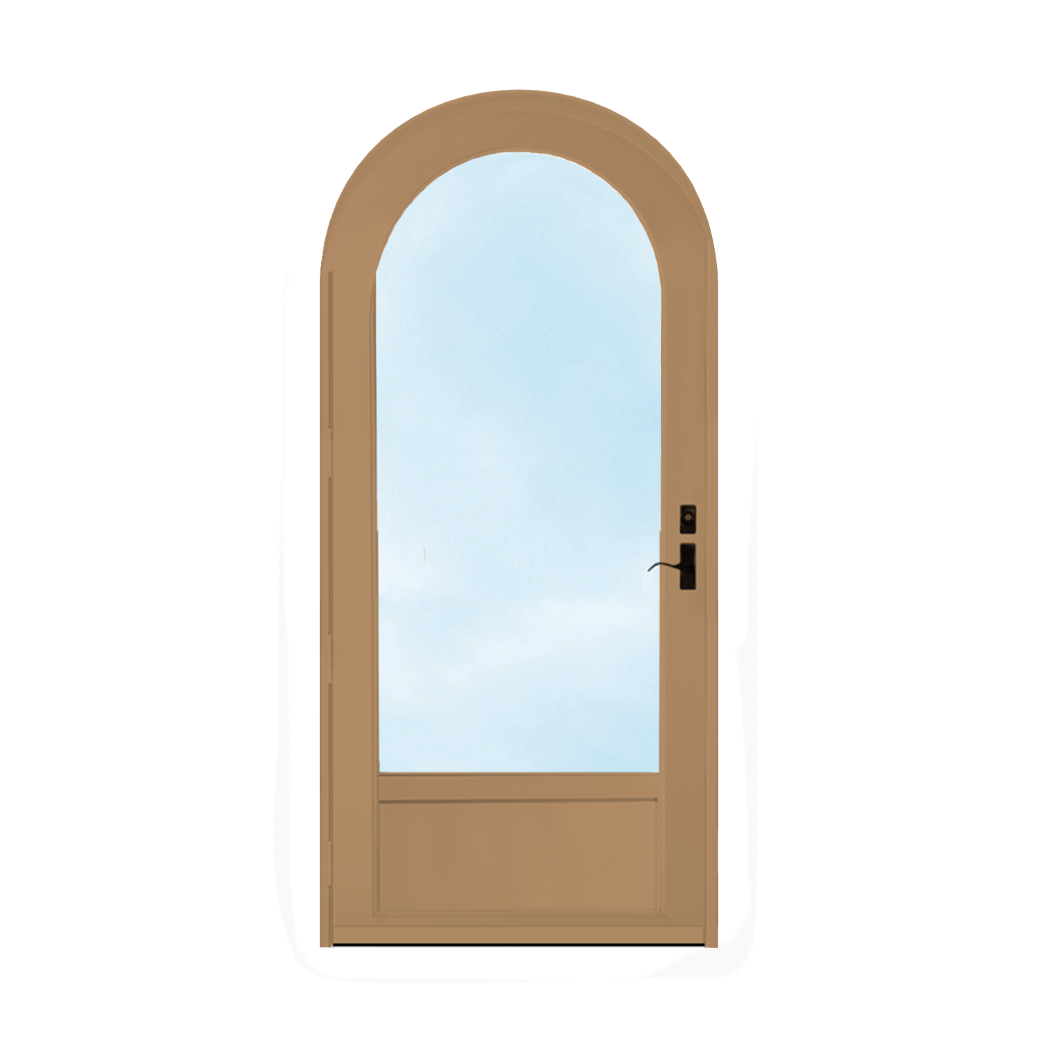 Arch Top Storm Door - 3/4" View