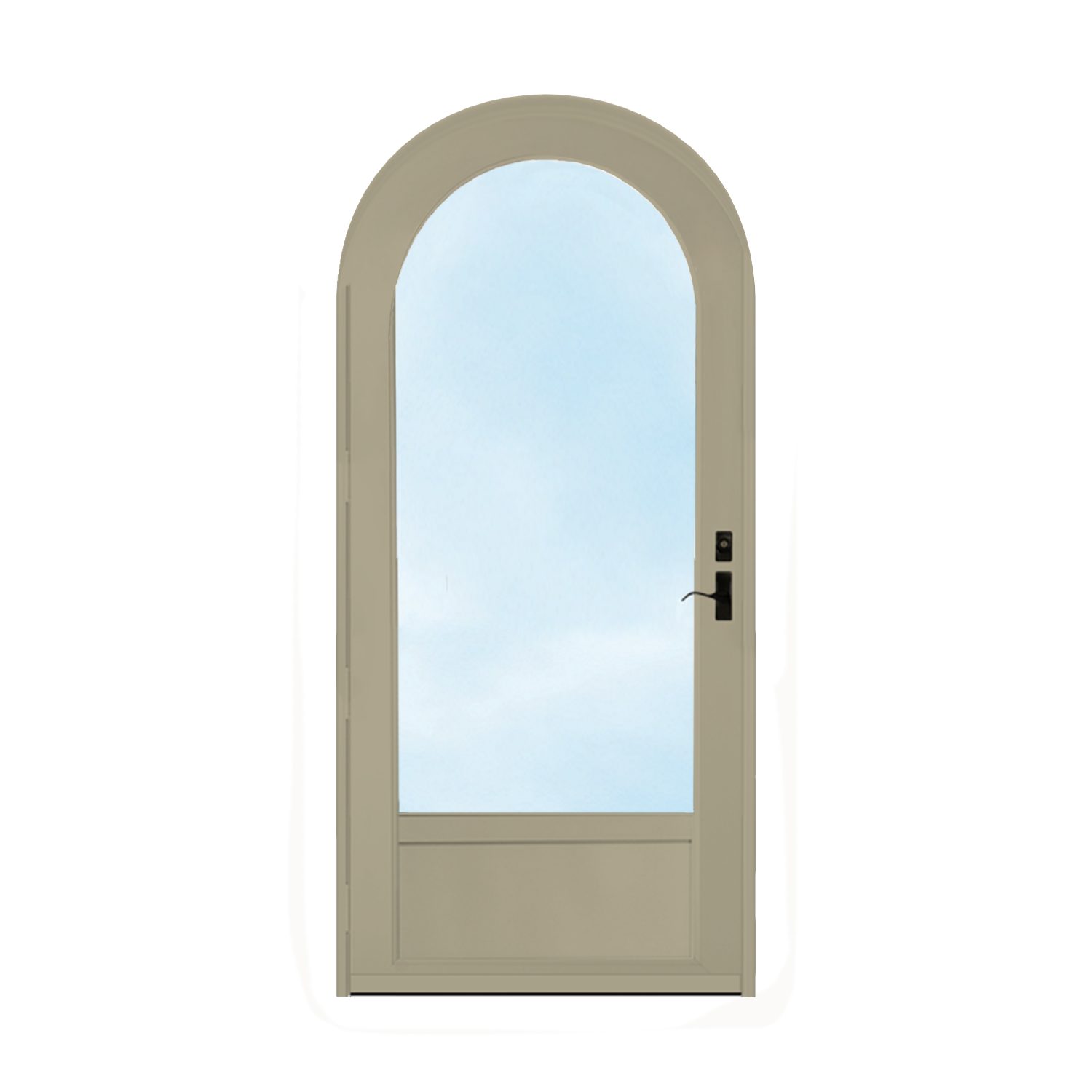 Arch Top Storm Door - 3/4" View