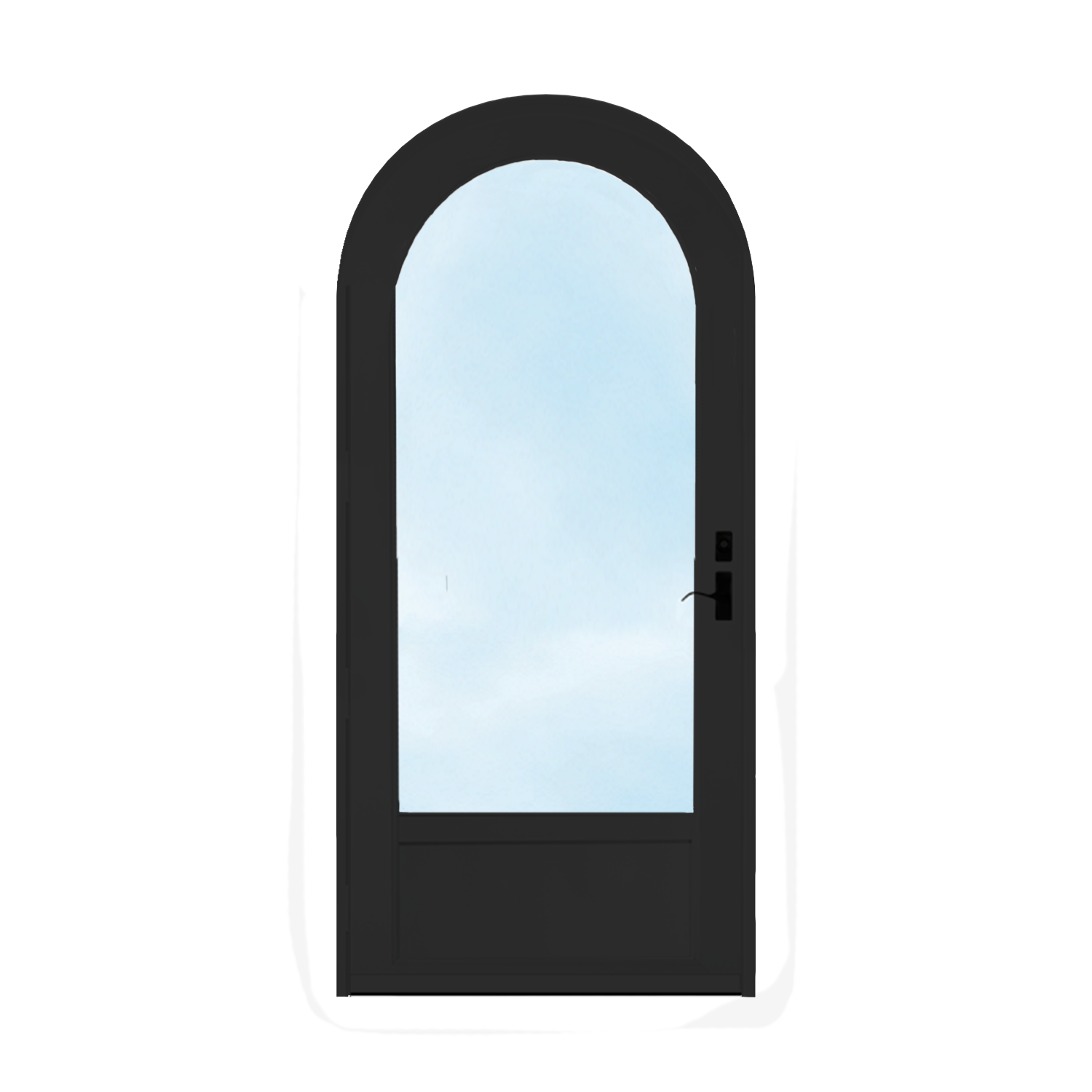 Arch Top Storm Door - 3/4" View