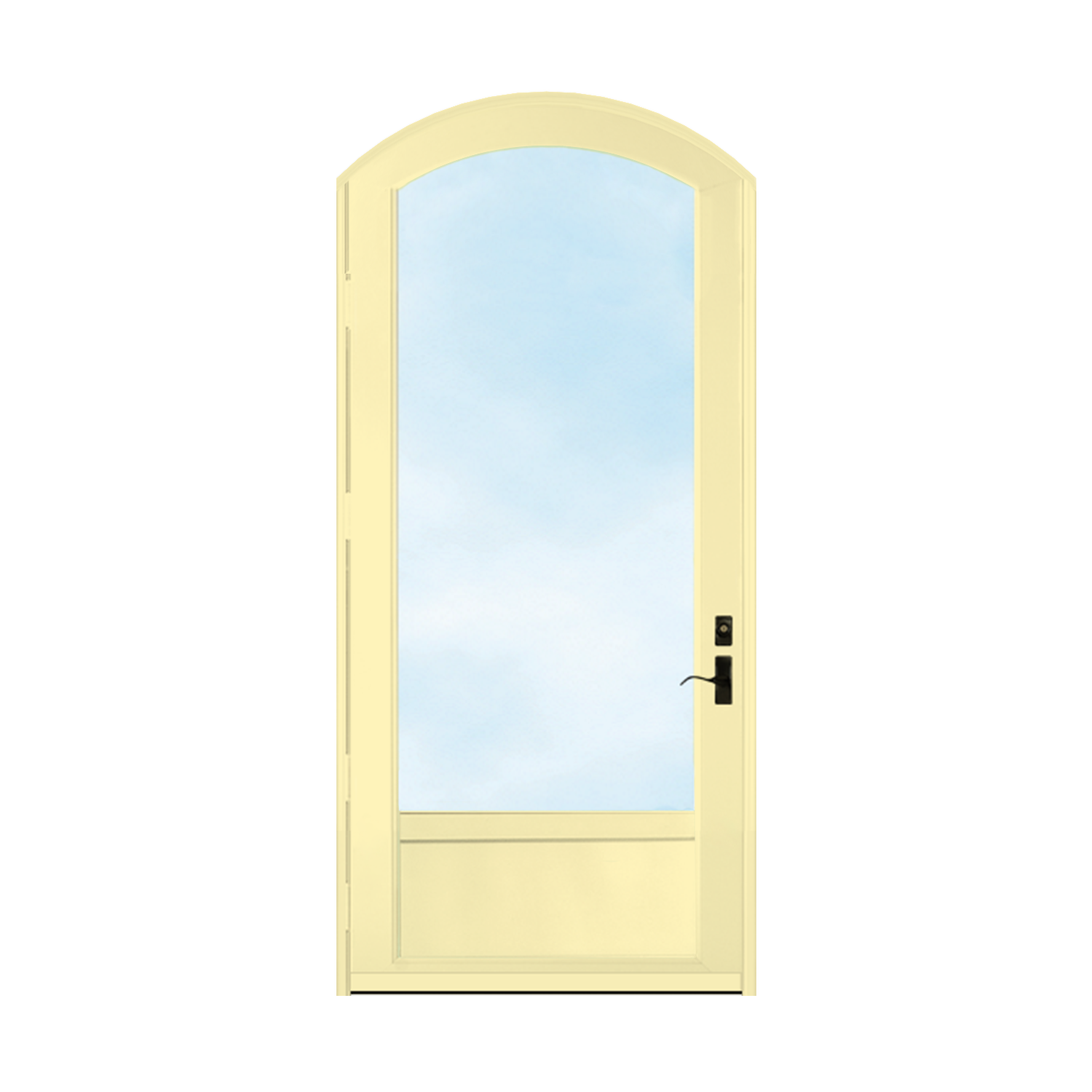 Arch Top Storm Door - 3/4" View