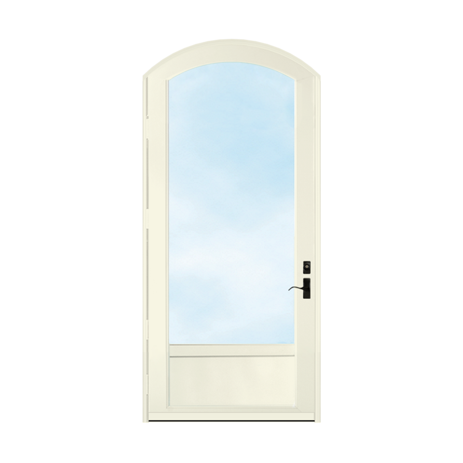 Arch Top Storm Door - 3/4" View