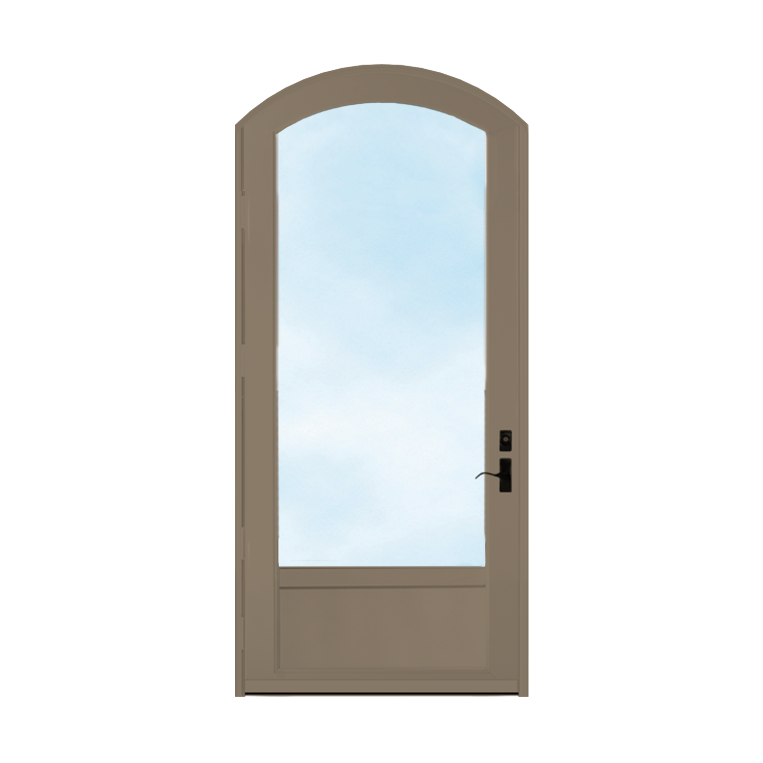 Arch Top Storm Door - 3/4" View
