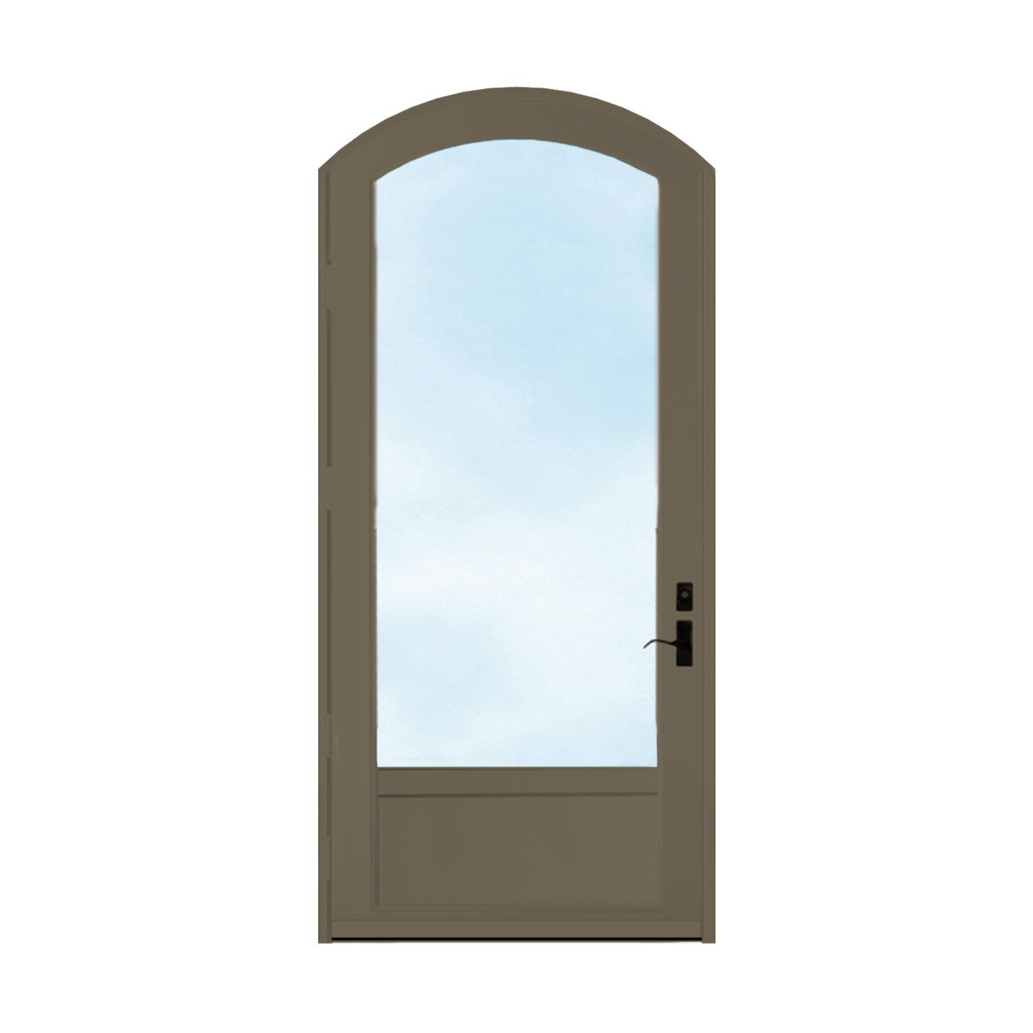 Arch Top Storm Door - 3/4" View
