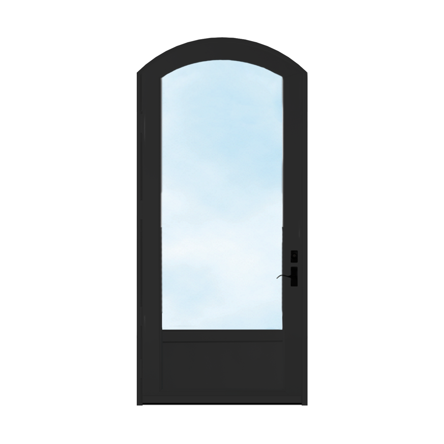 Arch Top Storm Door - 3/4" View