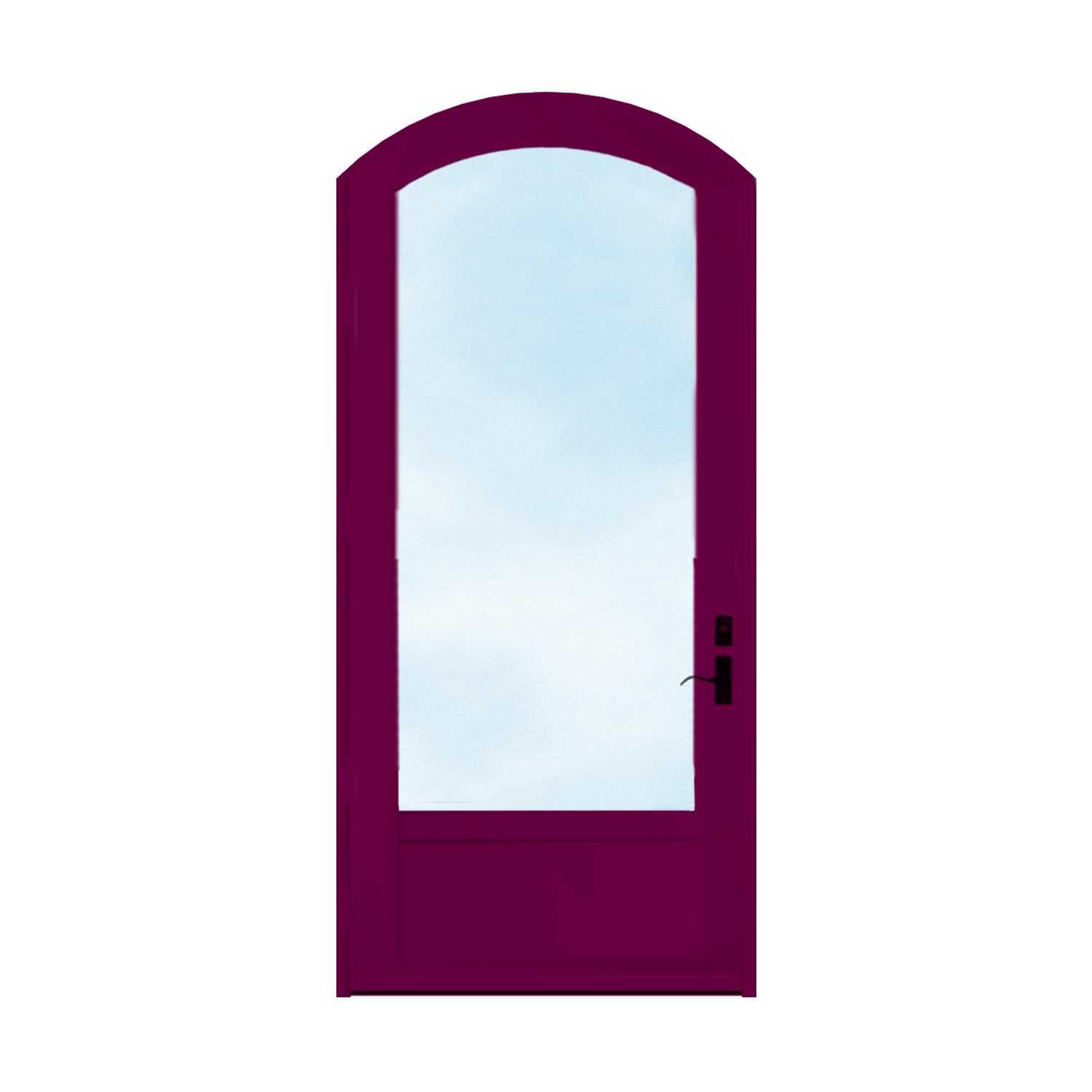 Arch Top Storm Door - 3/4" View