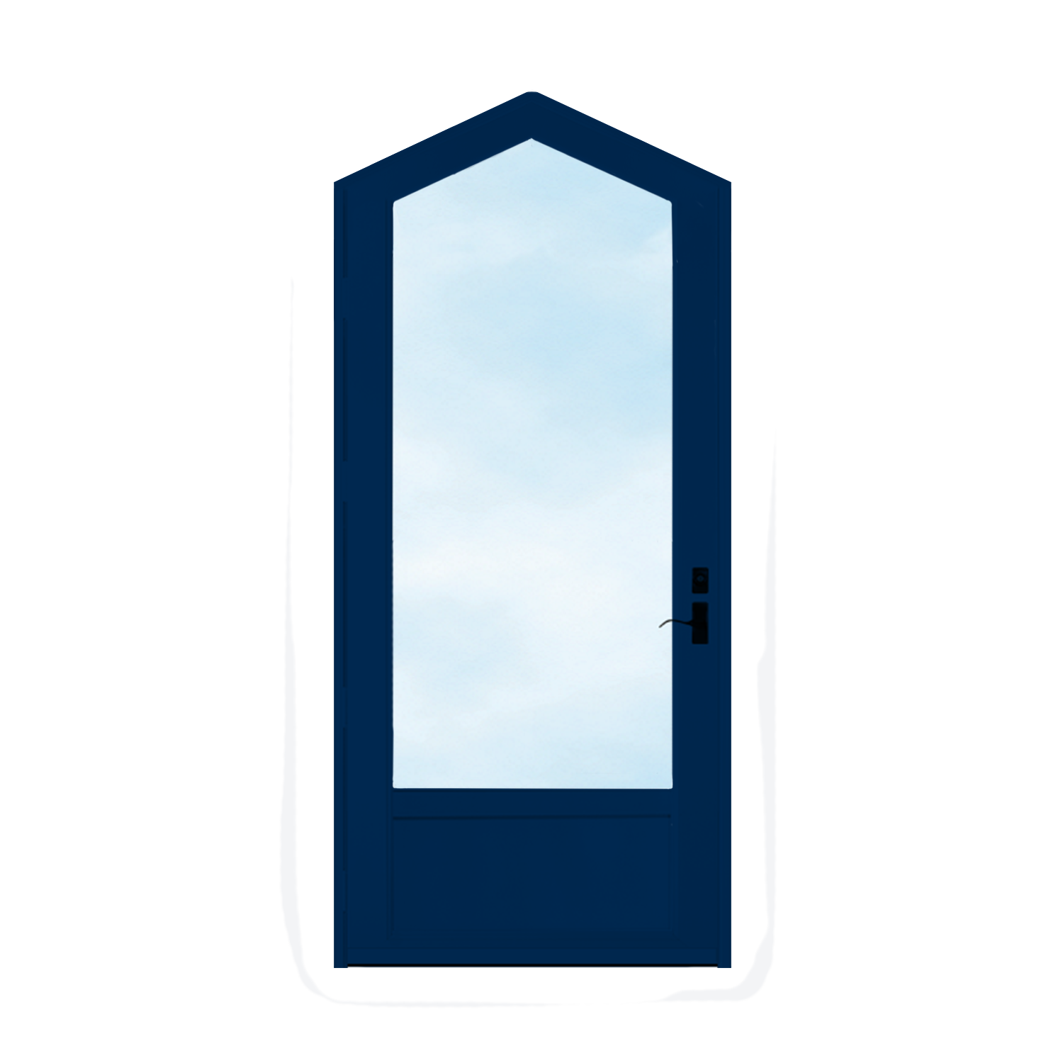 Arch Top Storm Door - 3/4" View