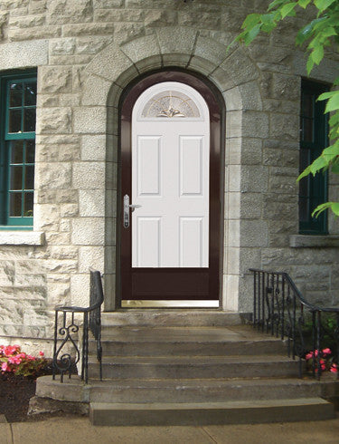 Arch Top Storm Door -Full View W/Kickplate