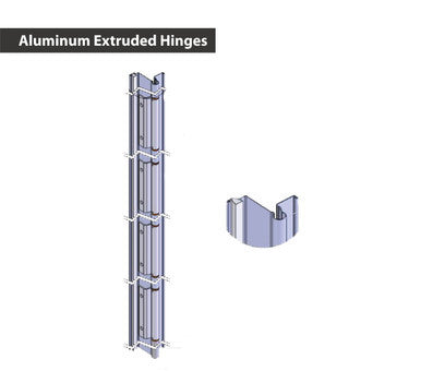 Arch Top Storm Door - 1/2 View With Colonial Style