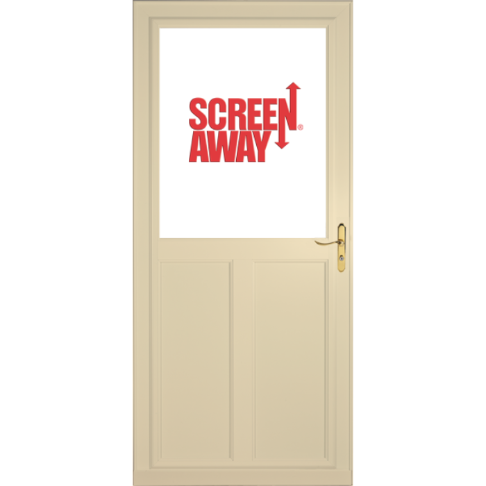 Half View Easy Vent with Retractable Screen Away