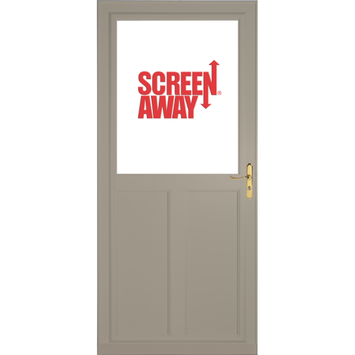 Half View Easy Vent with Retractable Screen Away