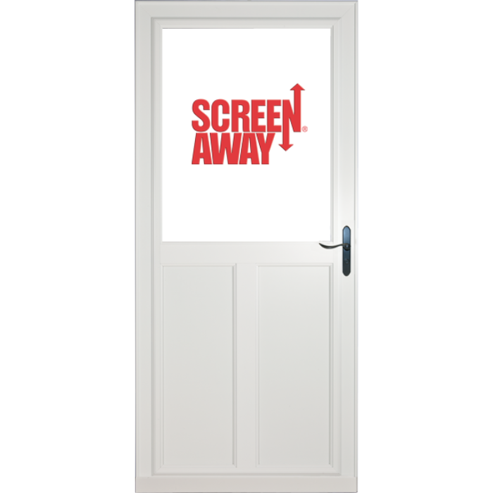 Half View Easy Vent with Retractable Screen Away