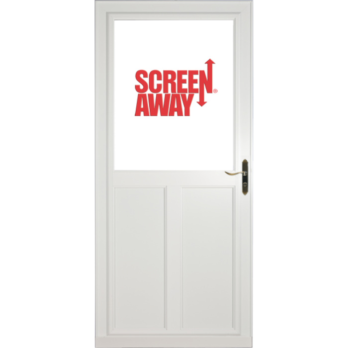 Half View Easy Vent with Retractable Screen Away