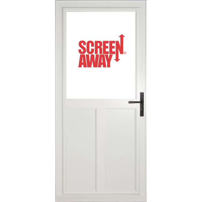 Half View Easy Vent with Retractable Screen Away