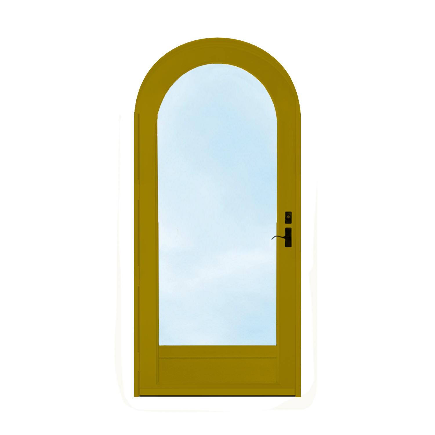 Arch Top Storm Door -Full View W/Kickplate