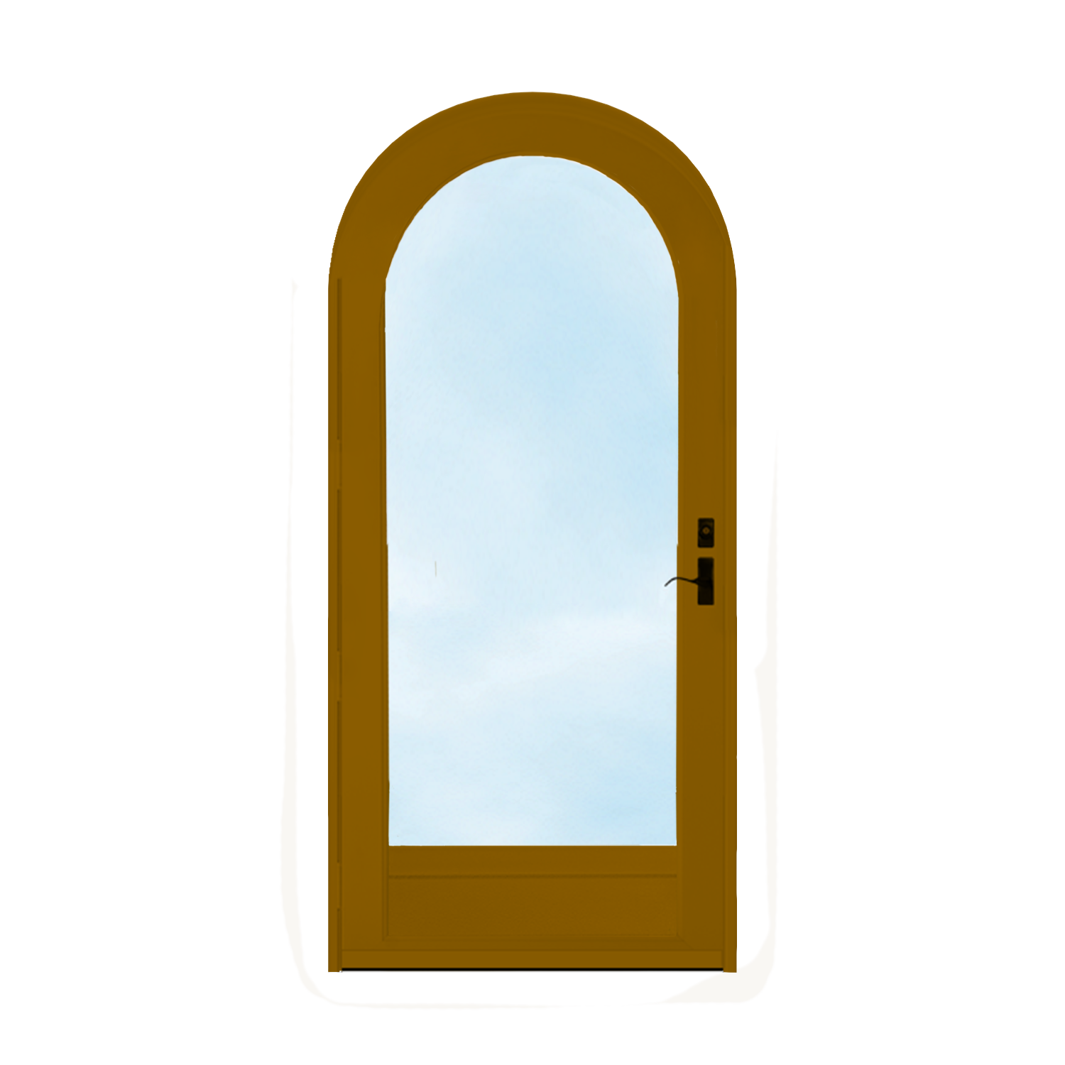 Arch Top Storm Door -Full View W/Kickplate