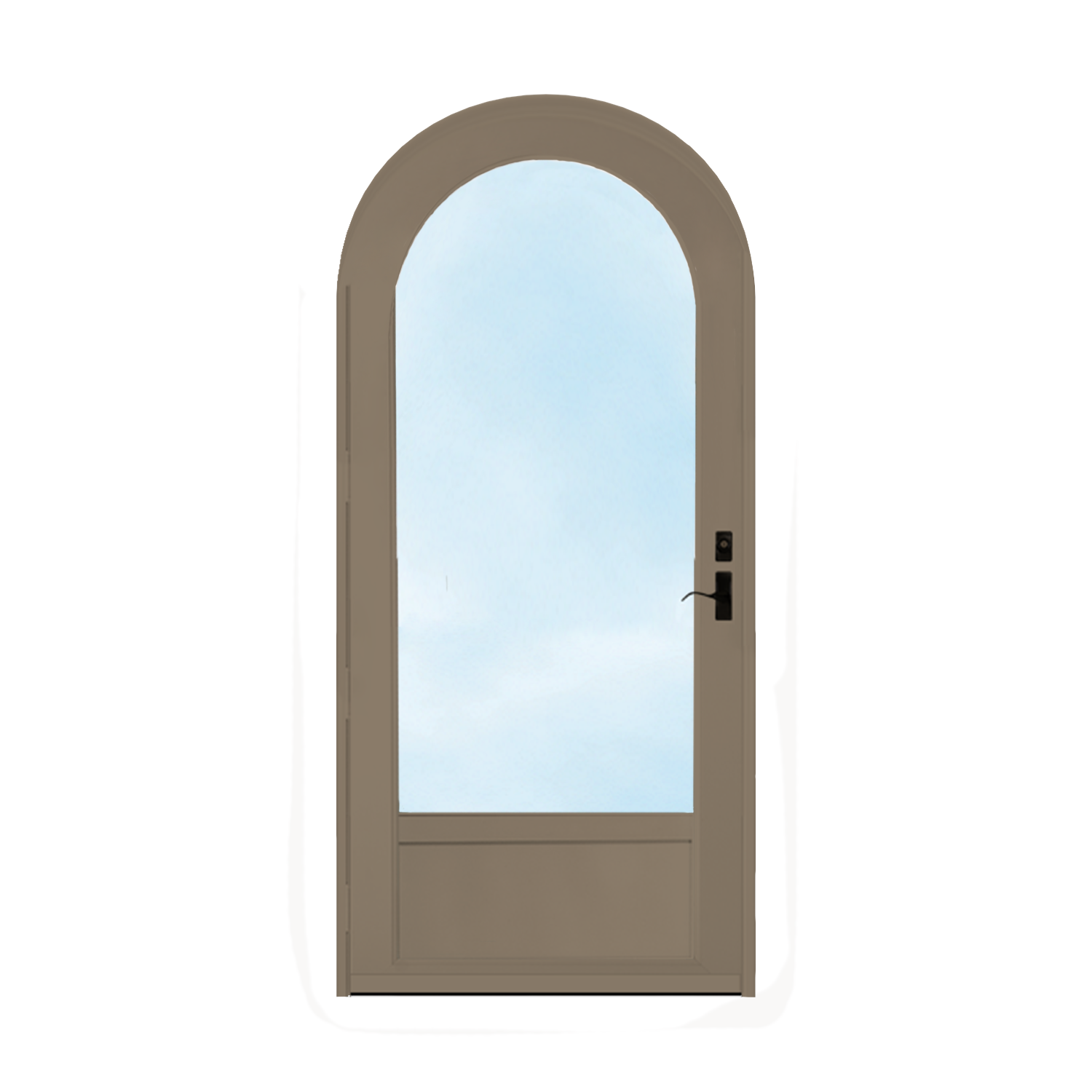 Arch Top Storm Door - 3/4" View