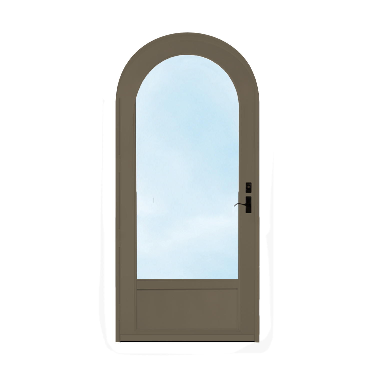 Arch Top Storm Door - 3/4" View