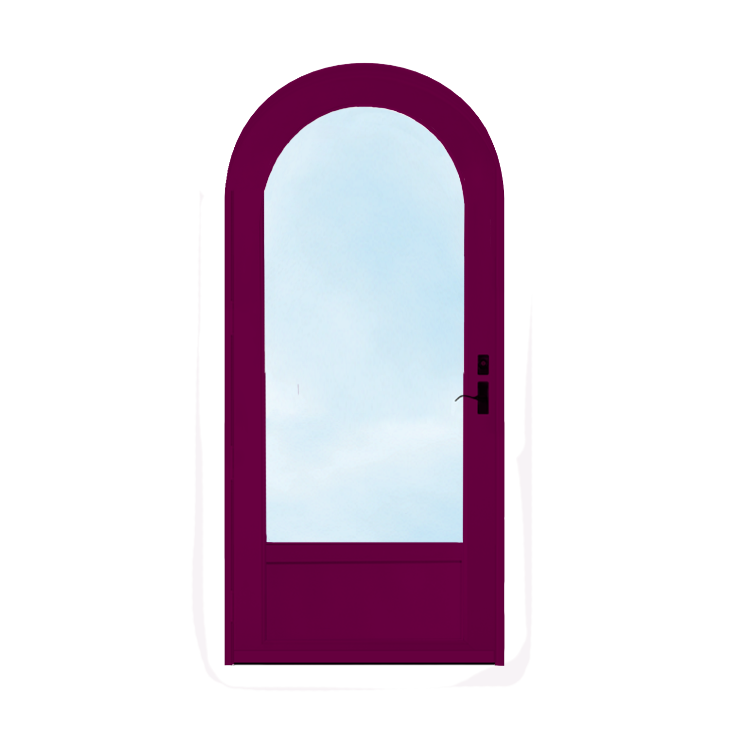 Arch Top Storm Door - 3/4" View