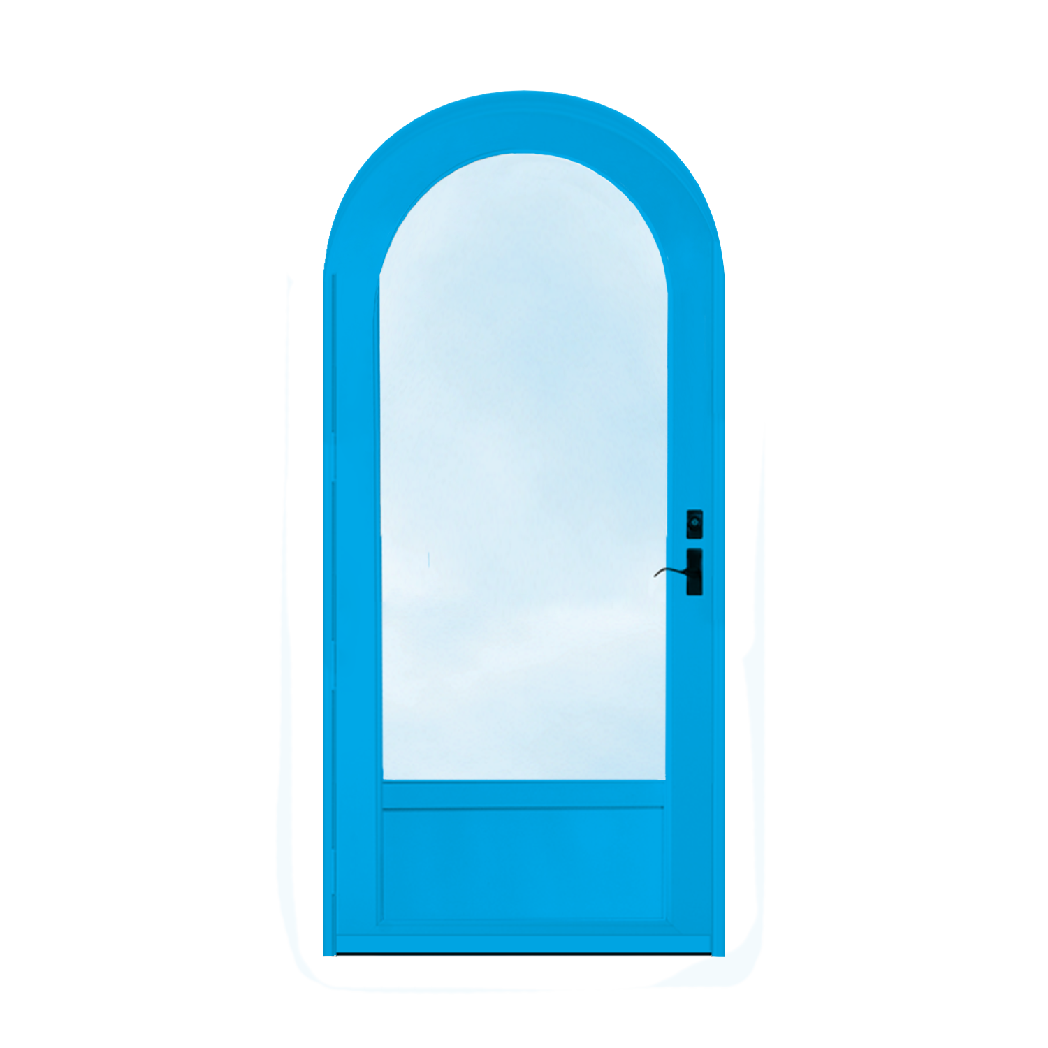 Arch Top Storm Door - 3/4" View