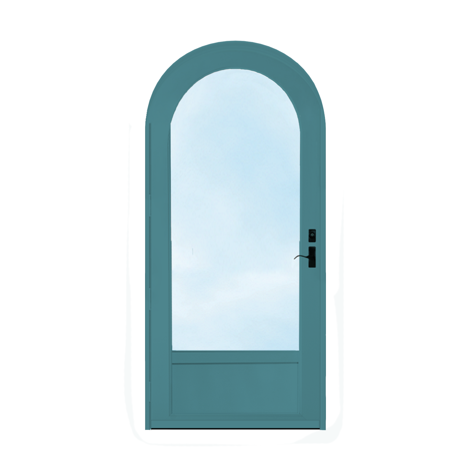 Arch Top Storm Door - 3/4" View