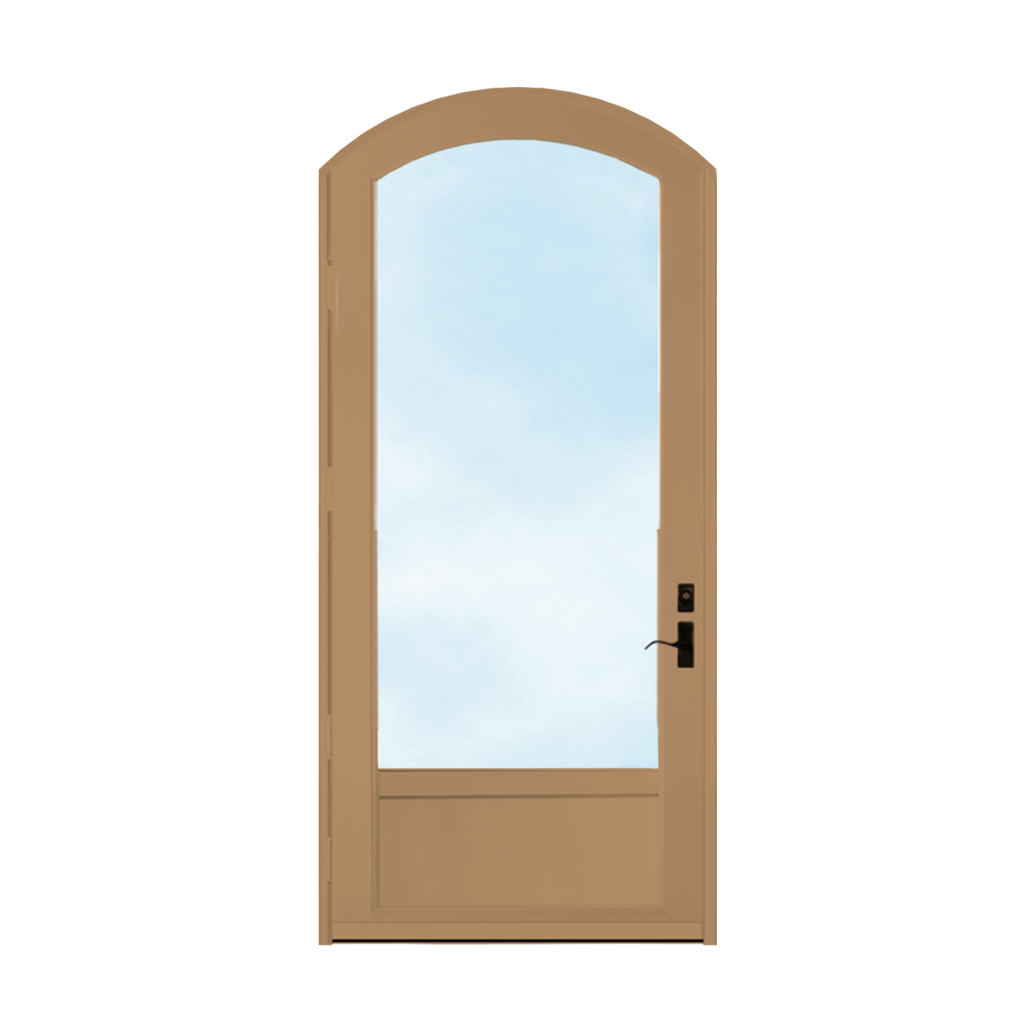 Arch Top Storm Door - 3/4" View