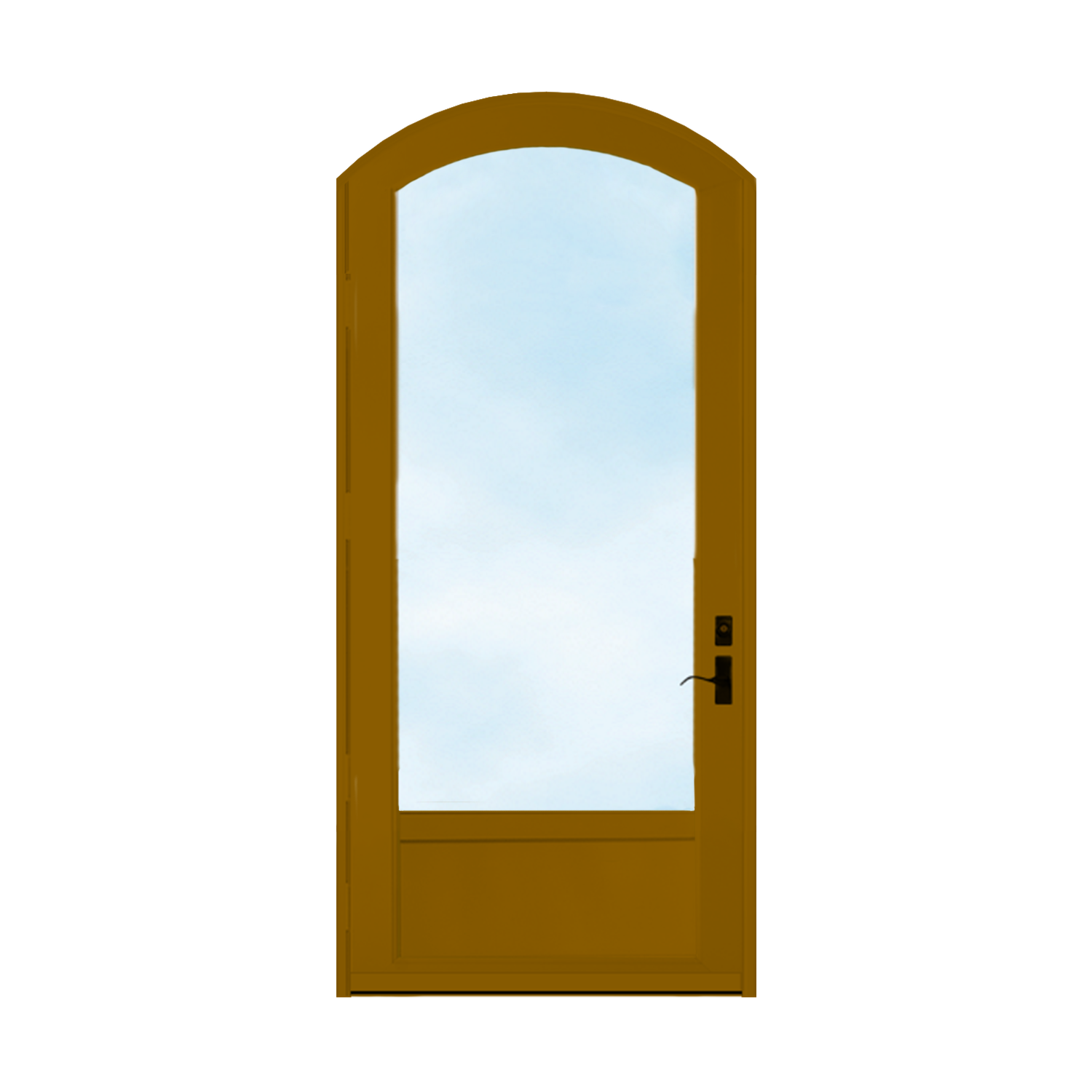 Arch Top Storm Door - 3/4" View
