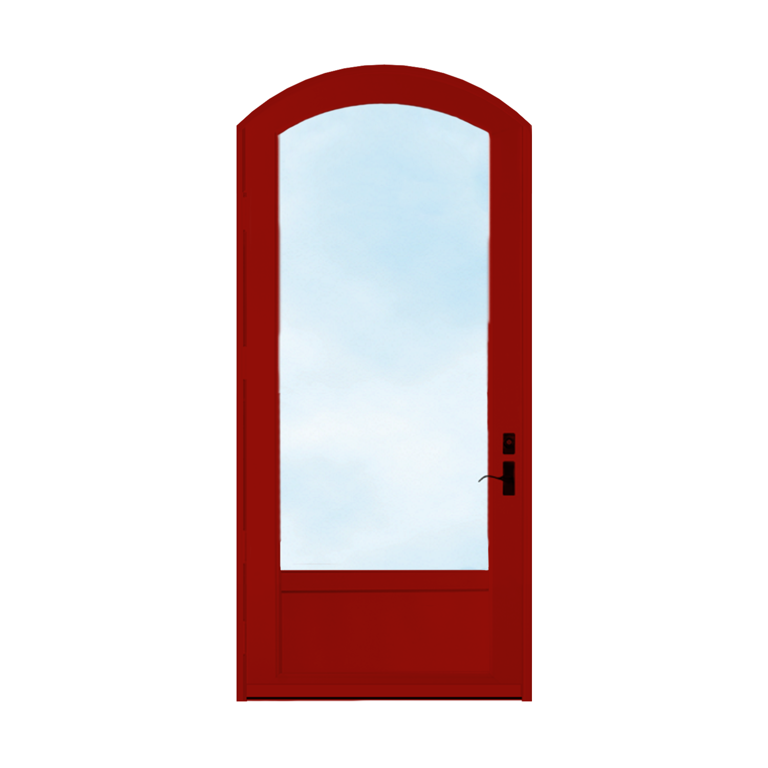 Arch Top Storm Door - 3/4" View