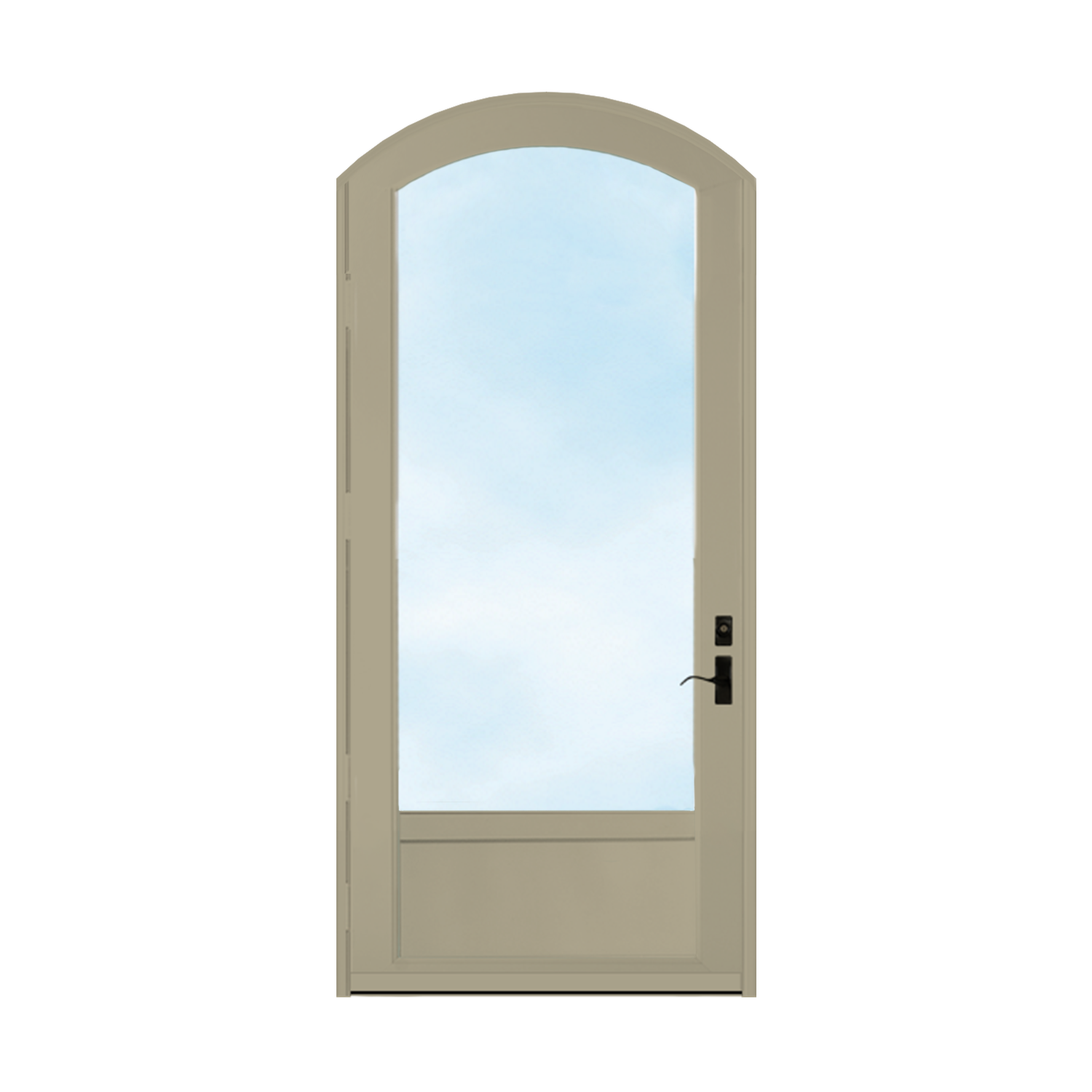 Arch Top Storm Door - 3/4" View
