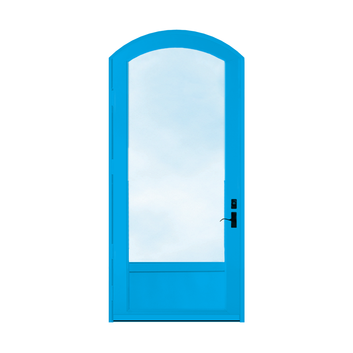 Arch Top Storm Door - 3/4" View