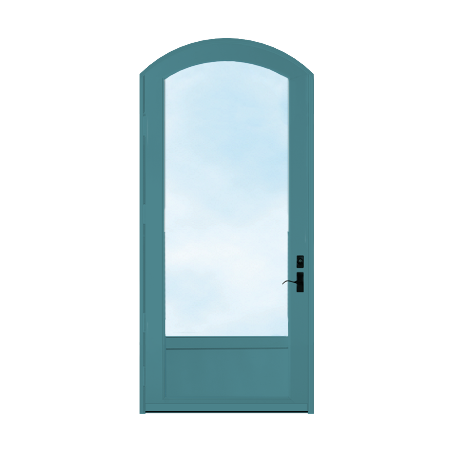 Arch Top Storm Door - 3/4" View