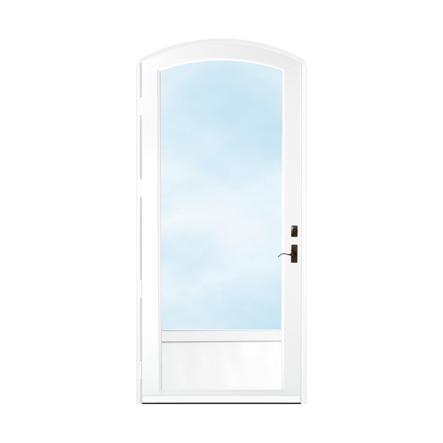 Arch Top Storm Door - 3/4" View