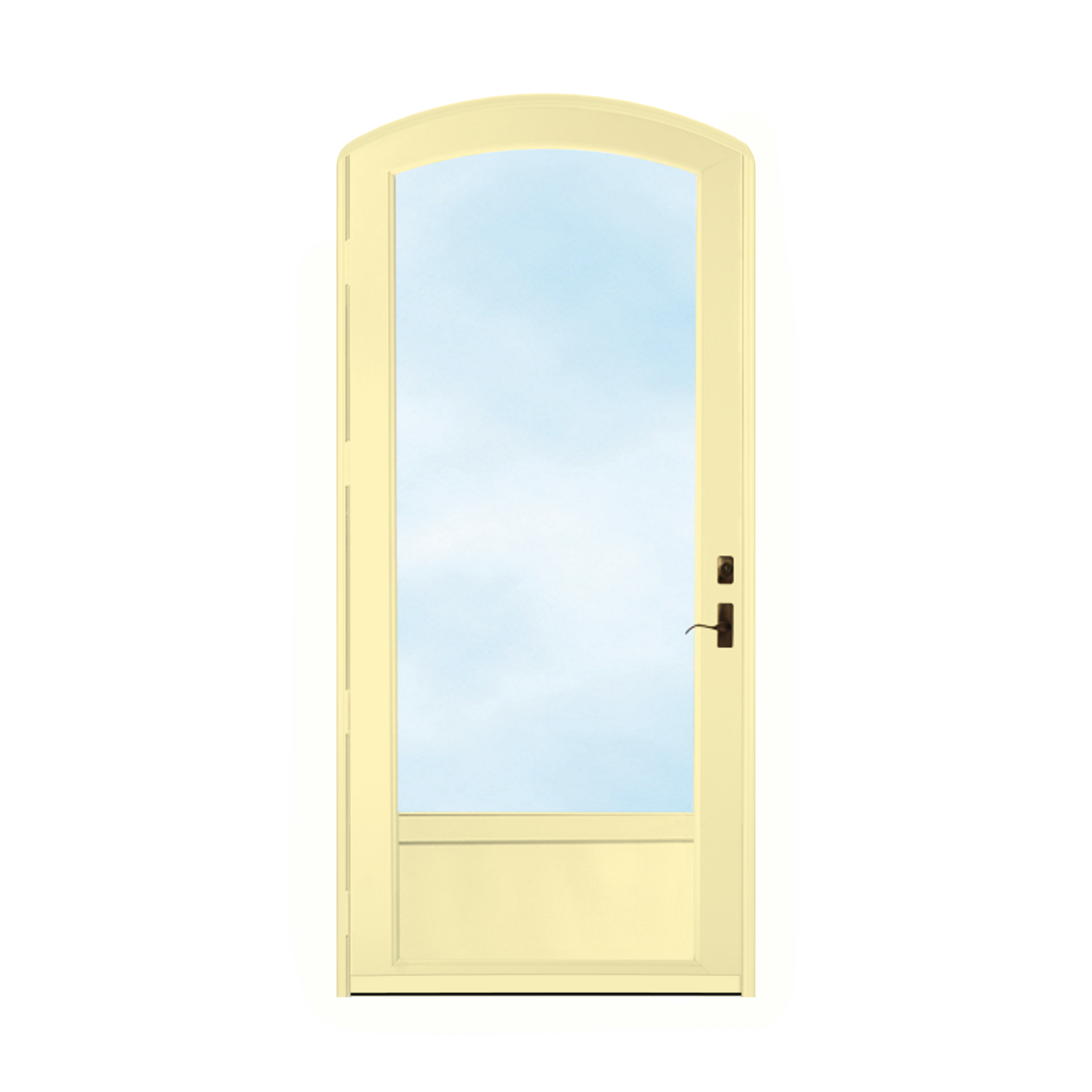 Arch Top Storm Door - 3/4" View