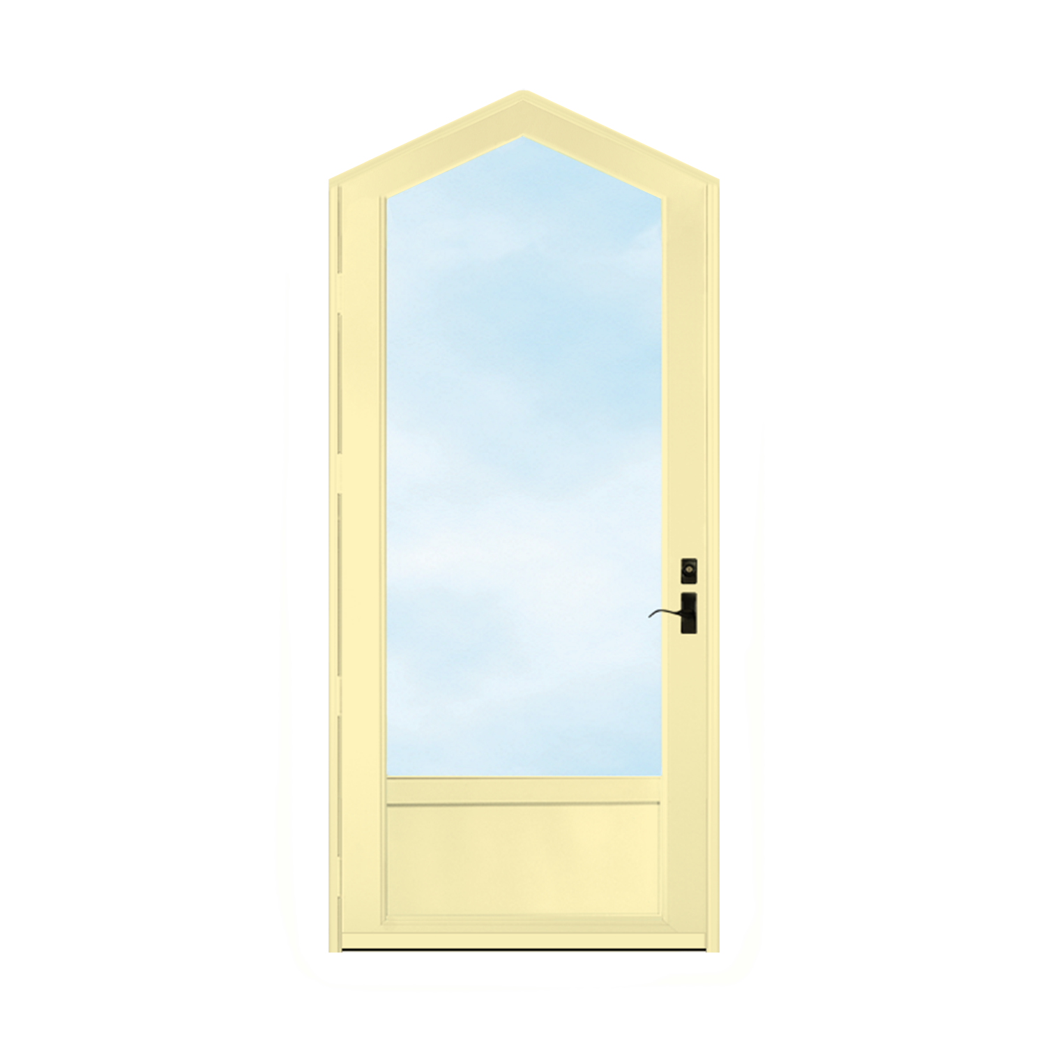 Arch Top Storm Door - 3/4" View