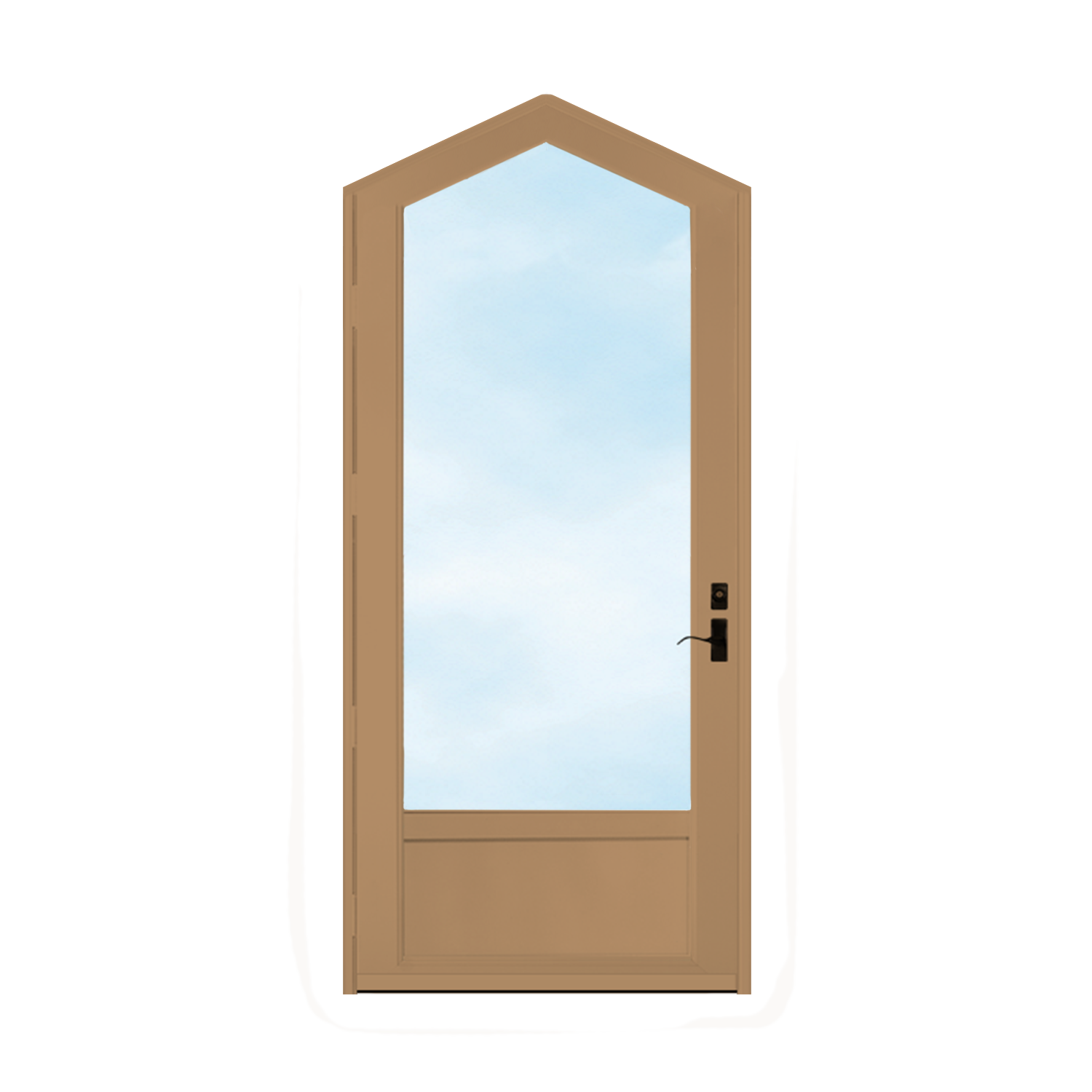 Arch Top Storm Door - 3/4" View