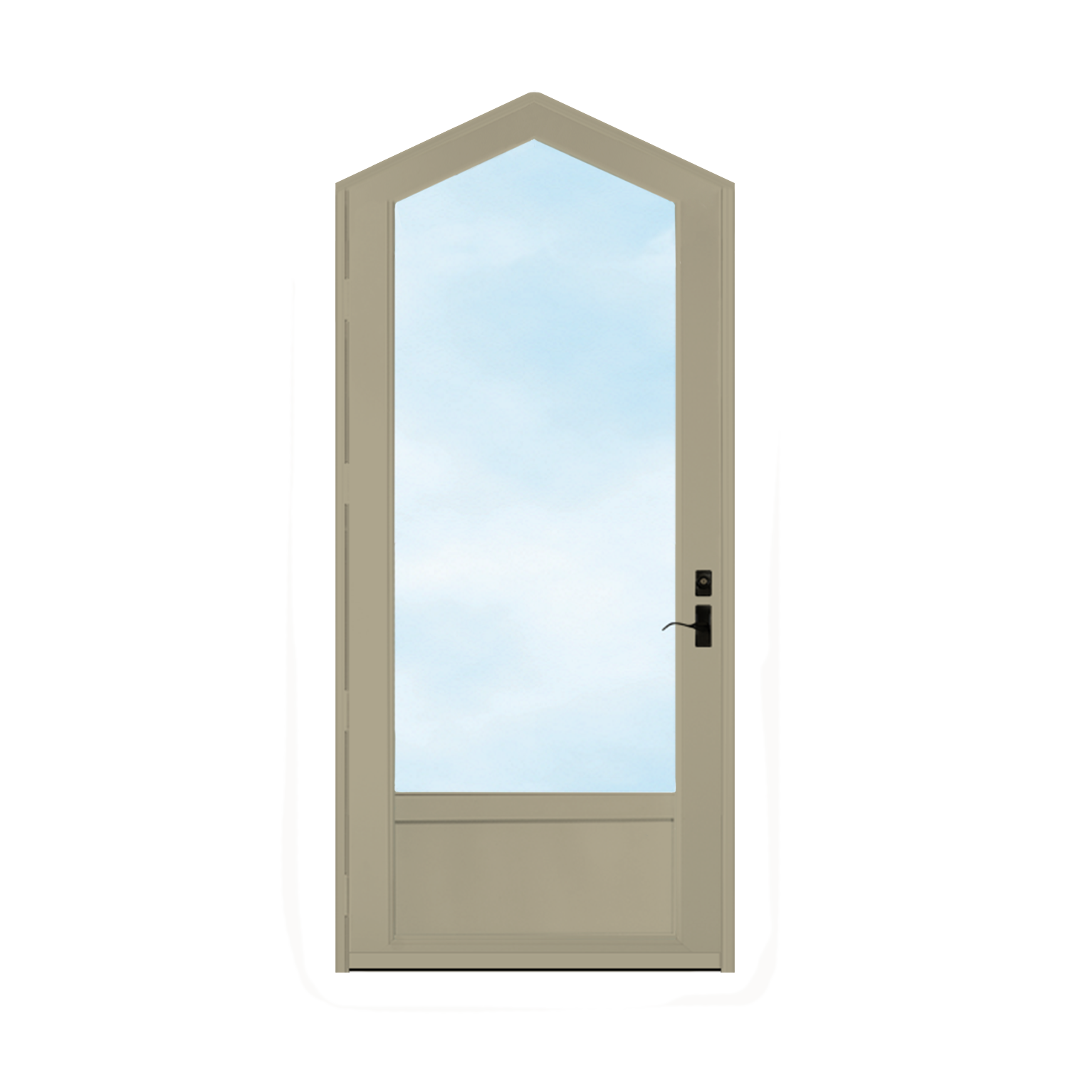 Arch Top Storm Door - 3/4" View