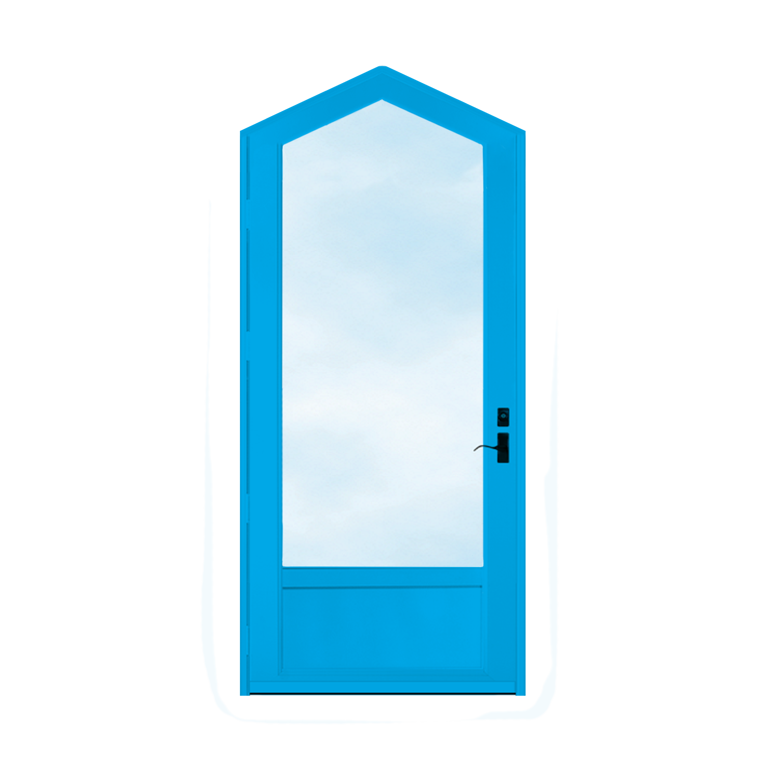 Arch Top Storm Door - 3/4" View