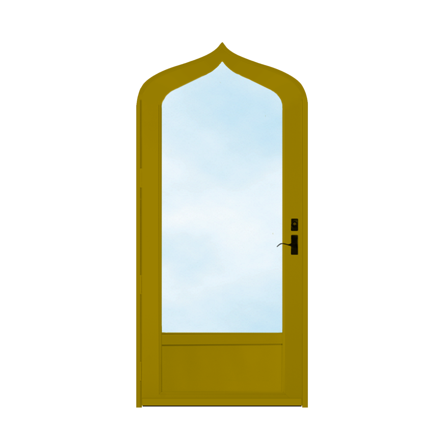 Arch Top Storm Door - 3/4" View