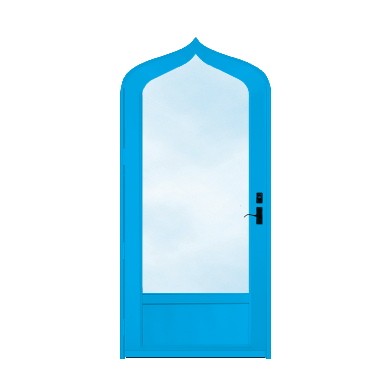 Arch Top Storm Door - 3/4" View