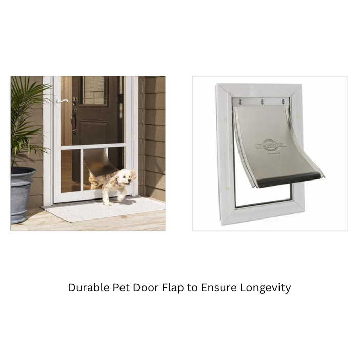 Easy Vent® with Retractable Screen and Pet Door French Doors