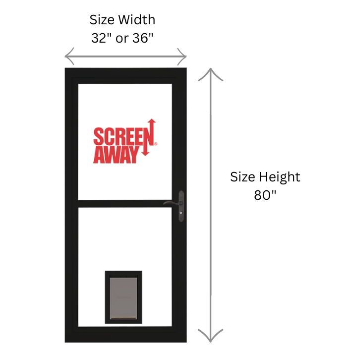 Easy Vent® with Retractable Screen and Pet Door