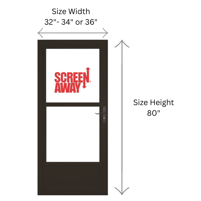 Partial View Easy Vent with Retractable Screen Away